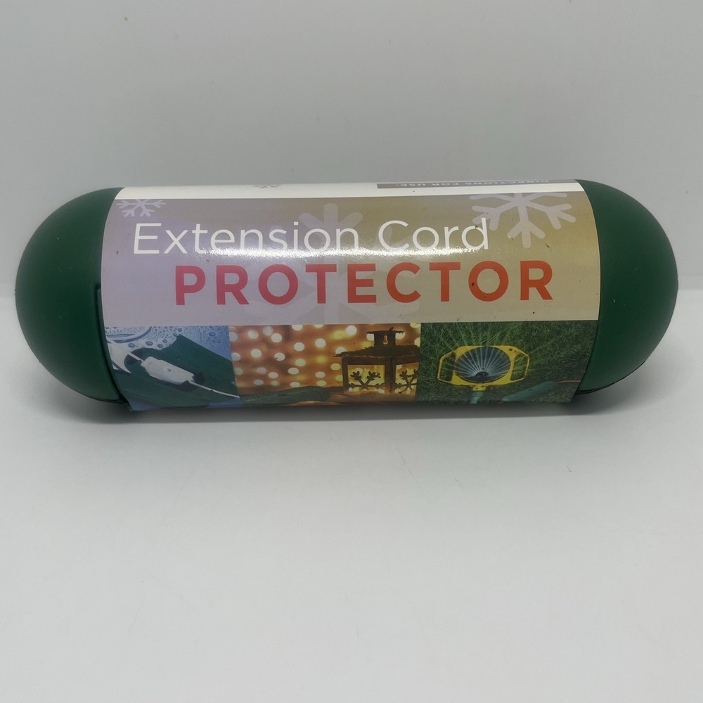 New Outdoor Extension Cord‎ Protector Safety Seal, Water Resistant, Holds Cords